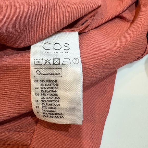 COS Terracotta Long Sleeve Dress - Picture 5 of 6